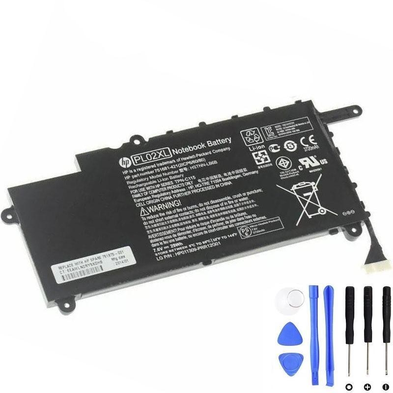 HP PL02XL 29Wh Battery